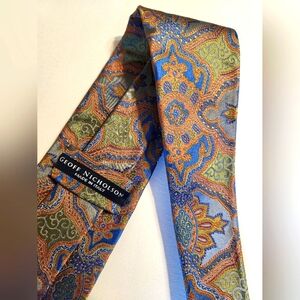 Geoff Nicholson Silk Tie Made in Italy